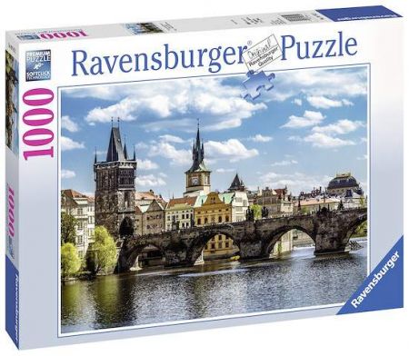 Puzzle Praha: Pohled na Karlův most 1000 dílků