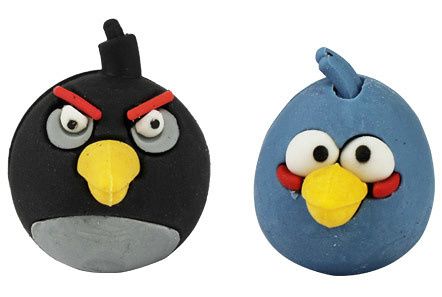 Angry Birds puzzle guma 2 pack