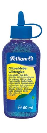 Lepidlo glitrové, 60ml, modré (Herlitz)