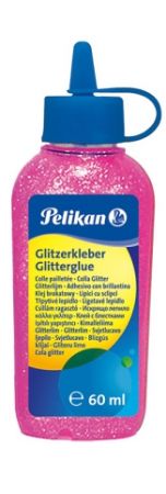 Lepidlo glitrové, 60ml, magenta (Herlitz)