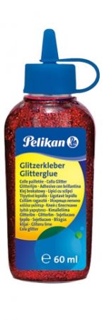 Lepidlo glitrové, 60ml, červené (Herlitz)