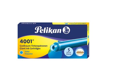 Inkoustové bombičky Pelikan 5ks,vel.tyrky/KR (Herlitz)