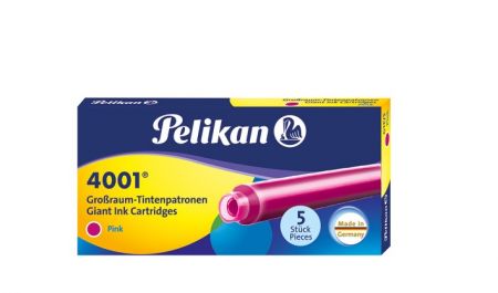 Inkoustové bombičky Pelikan 5ks,vel.růžov/KR (Herlitz)