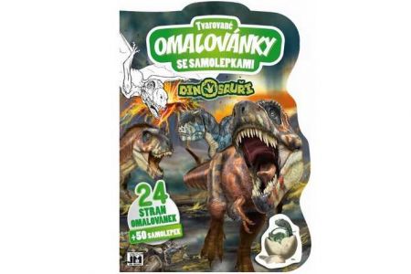 Tvarované omalovánky Dinosauři