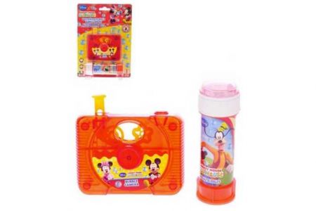 Mickey Mouse a Minnie bublifuk kamera 10x8cm 60ml