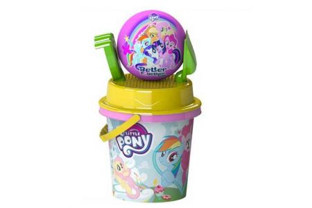 Sada na písek My Little Pony 17cm 4ks s míčkem