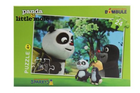 Puzzle Krtek a Panda 24 dílků