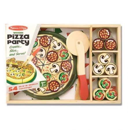 Melissa &amp; Doug - Dřevěná pizza