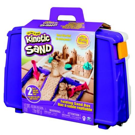 Kinetic sand cestovní kufřík s formičkami