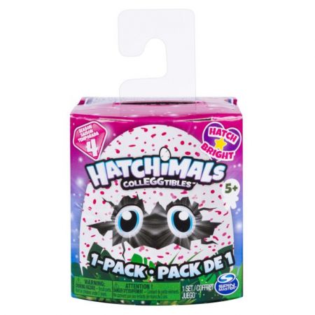 Hatchimals zářící zvířátka 1ks serie 4