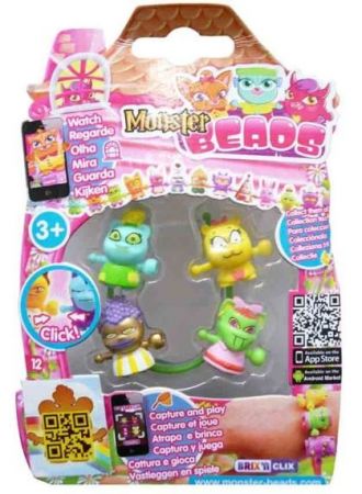 Monster Beads 4 pack - příšerky