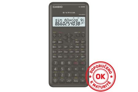 CASIO Kalkulačka školní / vědecká FX 82 MS 2E