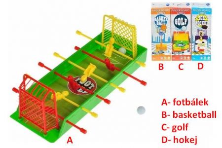 Hra prstová sport 4 druhy