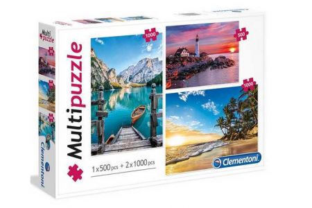 Puzzle multi 1x500+2x1000