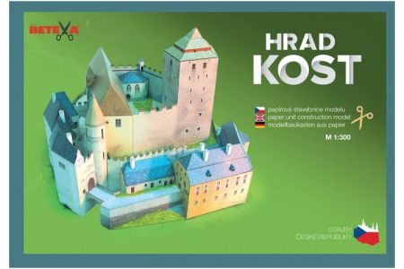 Vystřihovánky Hrad Kost (druhé vydání) (vystřihovánka BETEXA)