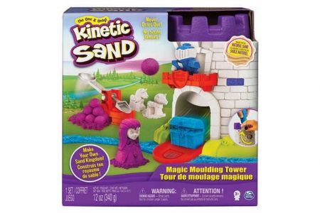 Kinetic sand středověká věž s doplňky