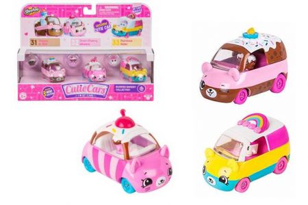 Shopkins Cutie Cars S1-3 pack