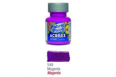 Barva na textil základní magenta 37ml 549