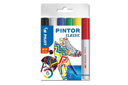 Pintor popisovač Fine sada 6ks Classic