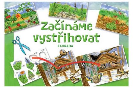 Vystřihovánky Začínáme vystřihovat - Zahrada (jednoduchá vystřihovánka BETEXA)