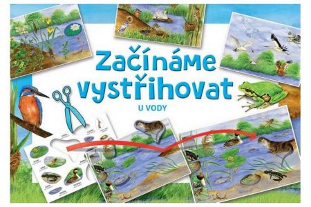 Vystřihovánky Začínáme vystřihovat - U vody (jednoduchá vystřihovánka BETEXA)