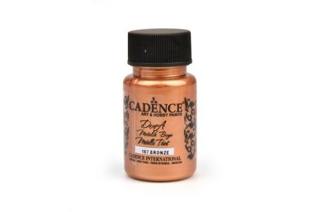 Akrylová metalická barva Cadence D. Metallic, bronzová, 50ml