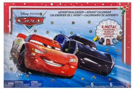 MATTEL Cars 3 Adventní kalendář