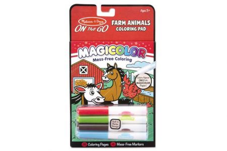 Melissa &amp; Doug - Magické barvy Farma (omalovánky)