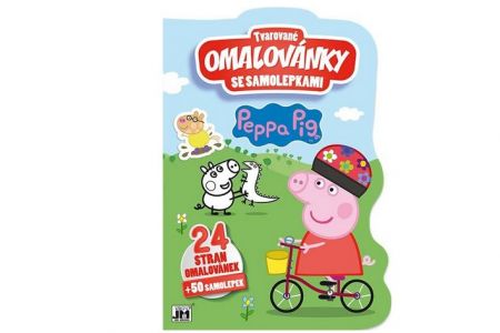 Tvarované omalovánky - Peppa Pig