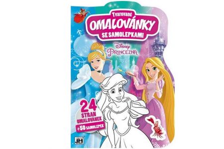 Tvarované omalovánky - Princezny