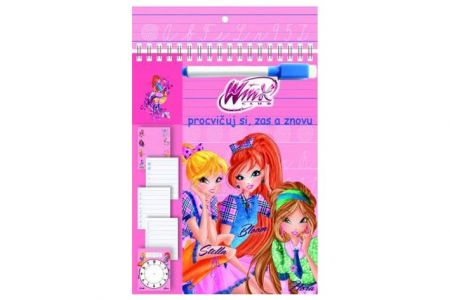 Stíratelné listy A5 Winx Club fashion