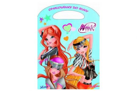 Omalovánky A4 do ruky (s výsekem) Winx Club Fashion