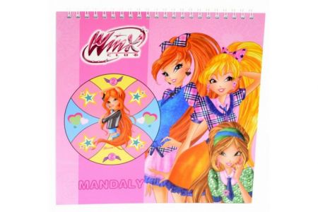 Omalovánky čtvercové Winx club fashion