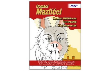 Omalovánky -spojovačky Domácí Mazlíčci