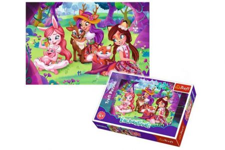 TREFL Puzzle Enchantimals 33x22cm 60 dílků