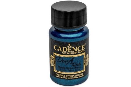 Textilní barva Cadence metal. tmavě modrá 50ml