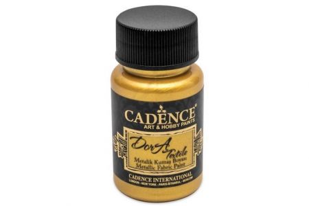 Textilní barva Cadence metal.sytá zlatá 50ml