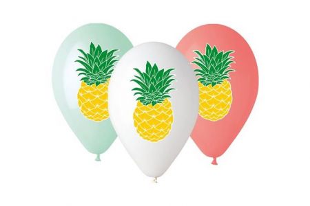 Balónky nafukovací Ananas 30cm 12&quot; 5ks