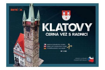 Vystřihovánky Klatovy - Černá věž (vystřihovánka BETEXA)