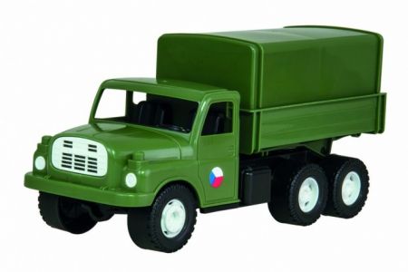 Auto nákladní Tatra 148 khaki vojenská plast 30cm