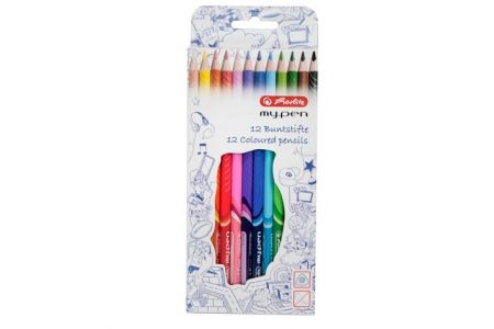 HERLITZ Pastelky 12 barev trojhranné