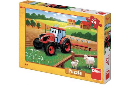 DINO Puzzle Zetor orba 26x18cm 24 dílků