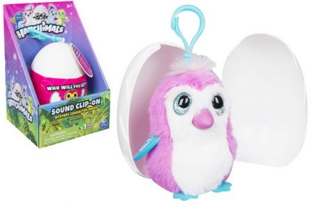 Spin Master Hatchimals plyšový s klipem v krabičce