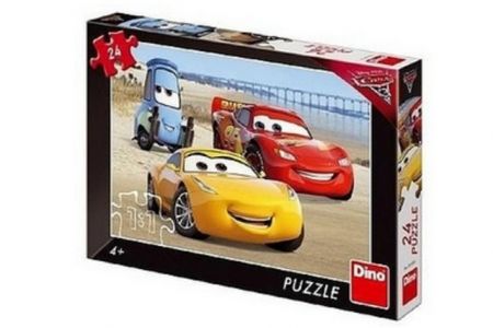 Puzzle Cars Auta na pláži 24 dílků 26x18cm