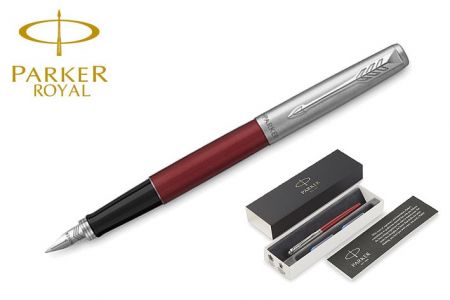 PARKER ROYAL Jotter Kensington Red CT plnicí pero Hrot M (plnící) PP