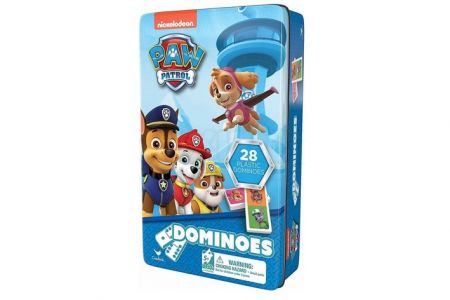 Domino v plechové krabičce Paw Patrol Tlapková Patrola