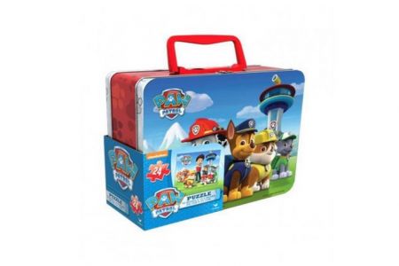 Puzzle v plechovém kufříku PAW PATROL Tlapková Patrola