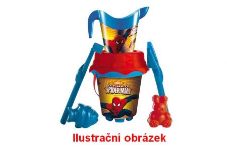 Pískový set Spiderman s konvičkou