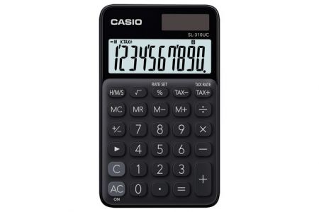 Kalkulačka kapesní CASIO SL 310UC BK černá (kalkulátor kapesní SL-310-UC-BK)