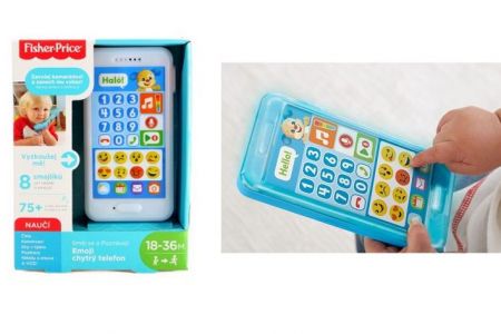 MATTEL Fisher Price FP Emoji chytrý telefon CZ